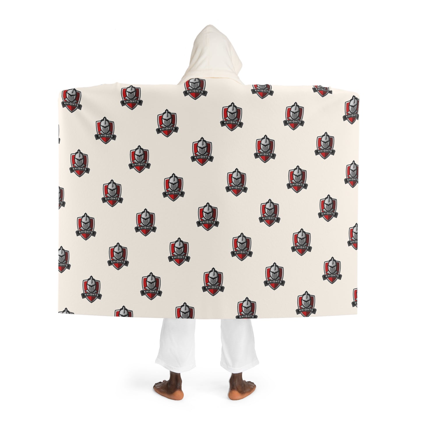 Hooded Sherpa Fleece Blanket