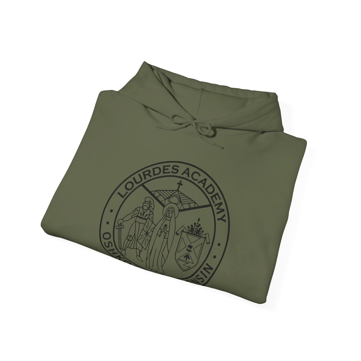 Unisex Heavy Blend™ Crest Hooded Sweatshirt