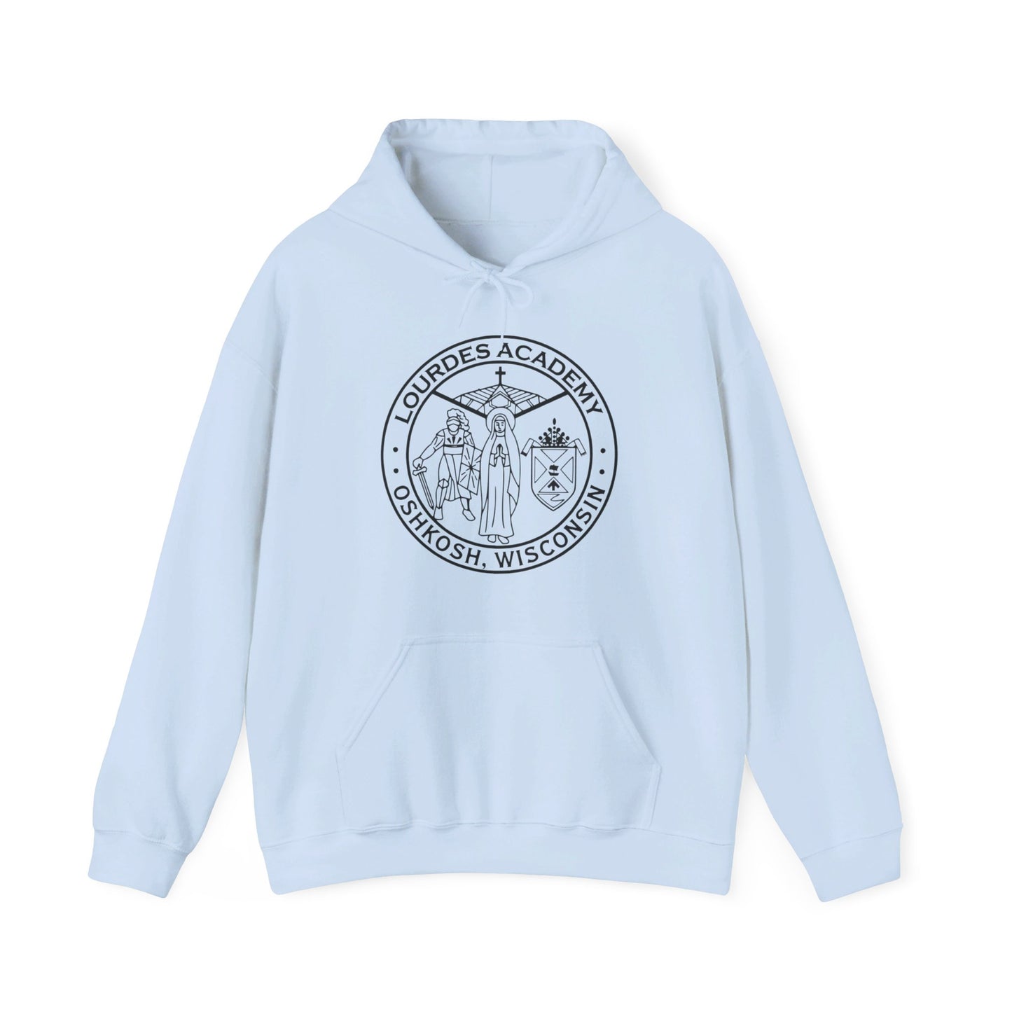 Unisex Heavy Blend™ Crest Hooded Sweatshirt