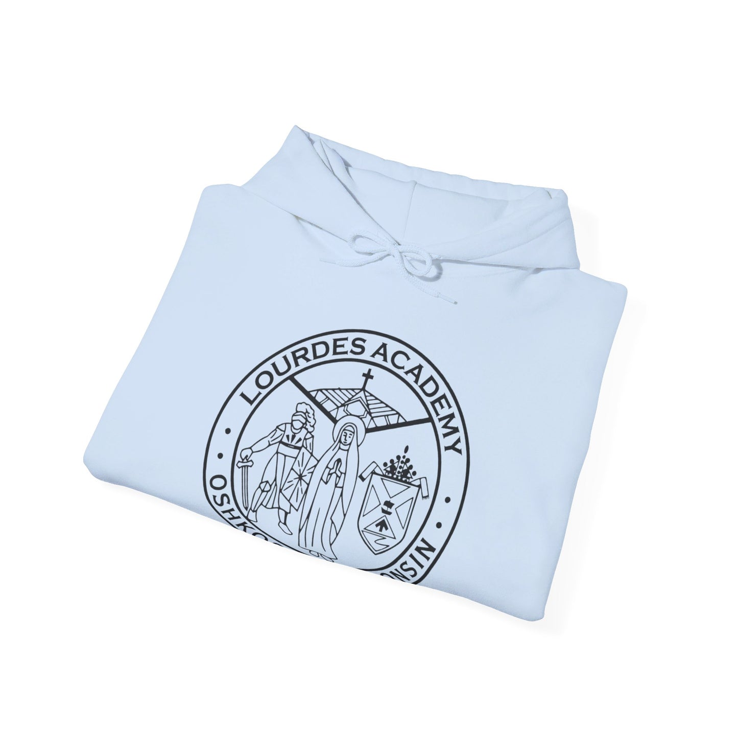 Unisex Heavy Blend™ Crest Hooded Sweatshirt