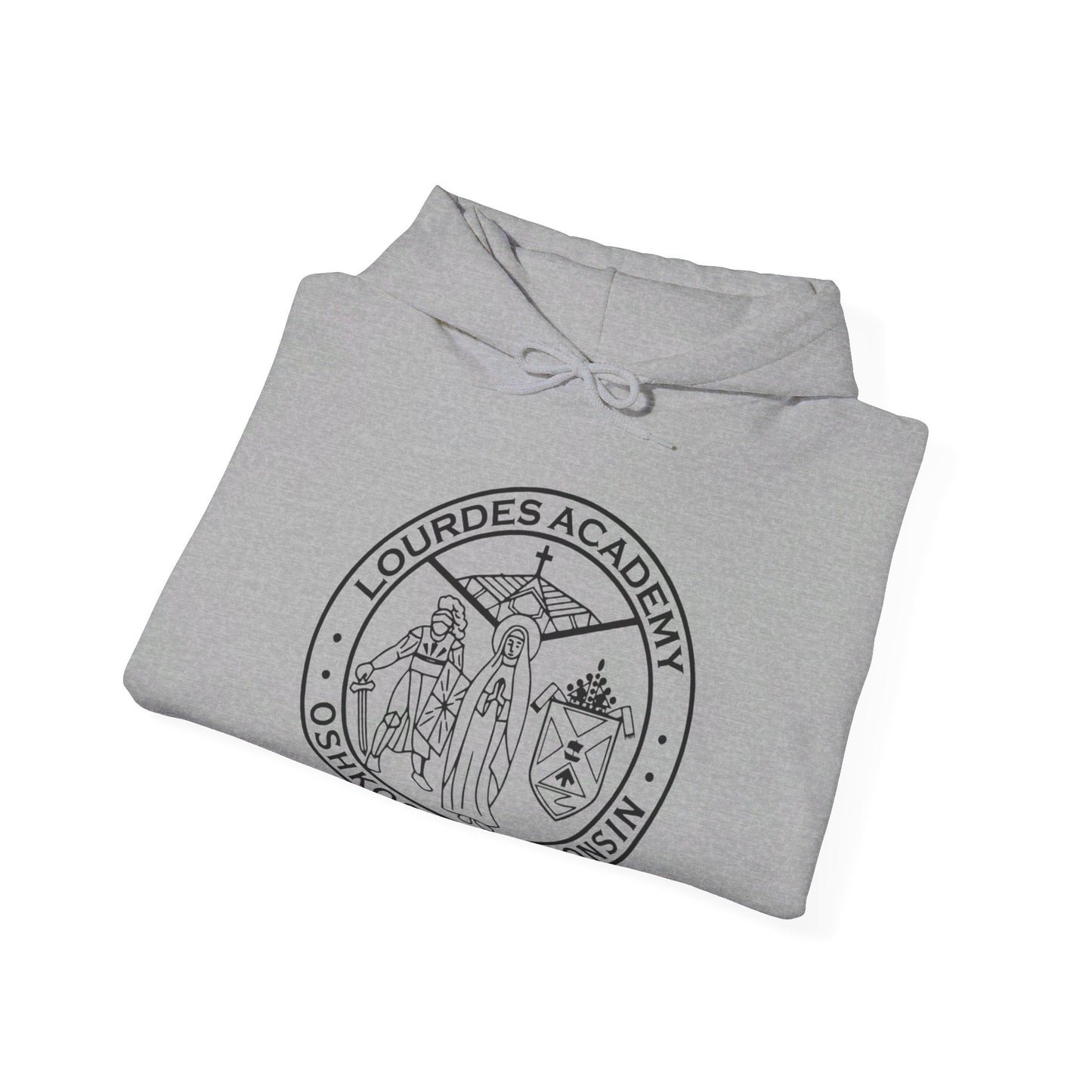 Unisex Heavy Blend™ Crest Hooded Sweatshirt