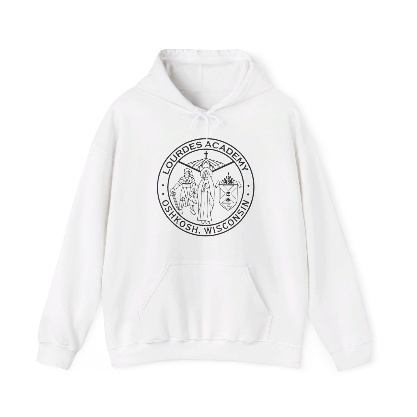 Unisex Heavy Blend™ Crest Hooded Sweatshirt