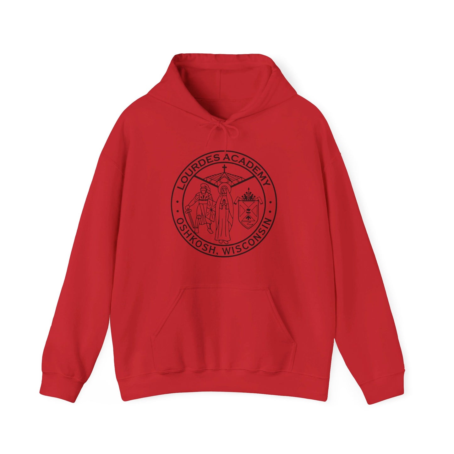 Unisex Heavy Blend™ Crest Hooded Sweatshirt