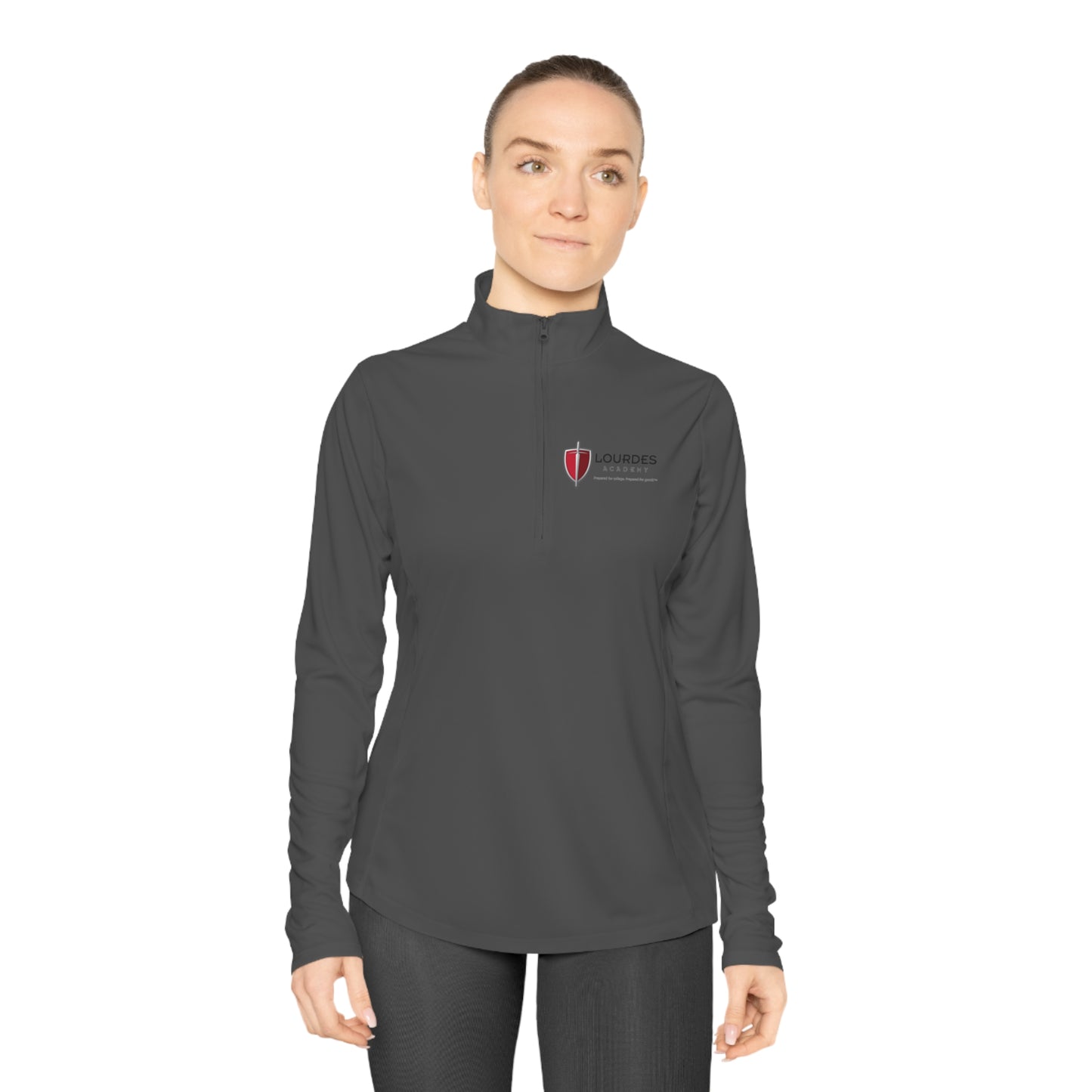 Lourdes Ladies Quarter-Zip Pullover