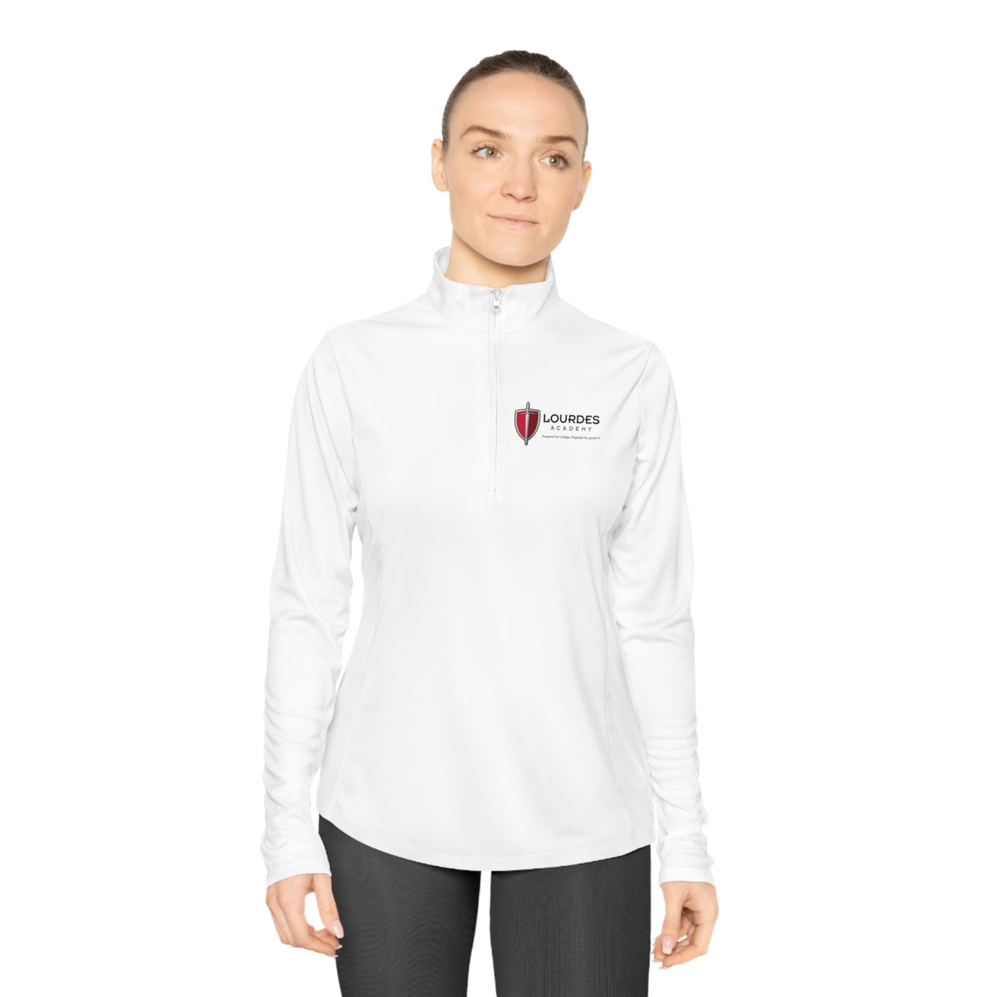 Lourdes Ladies Quarter-Zip Pullover