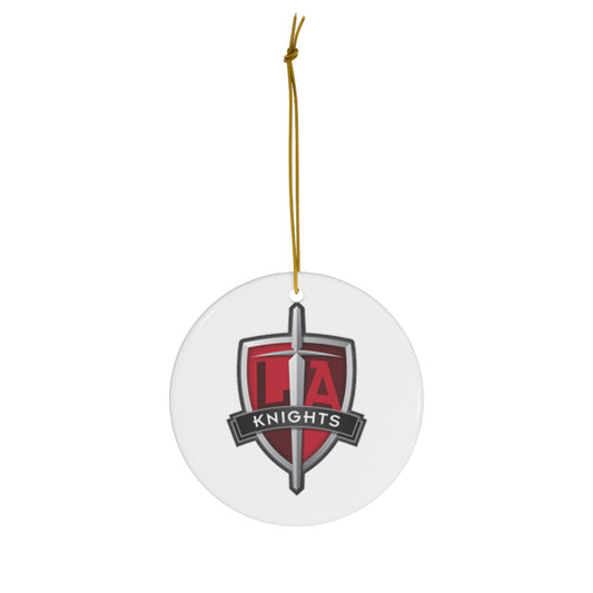 Lourdes Knights Ceramic Ornament