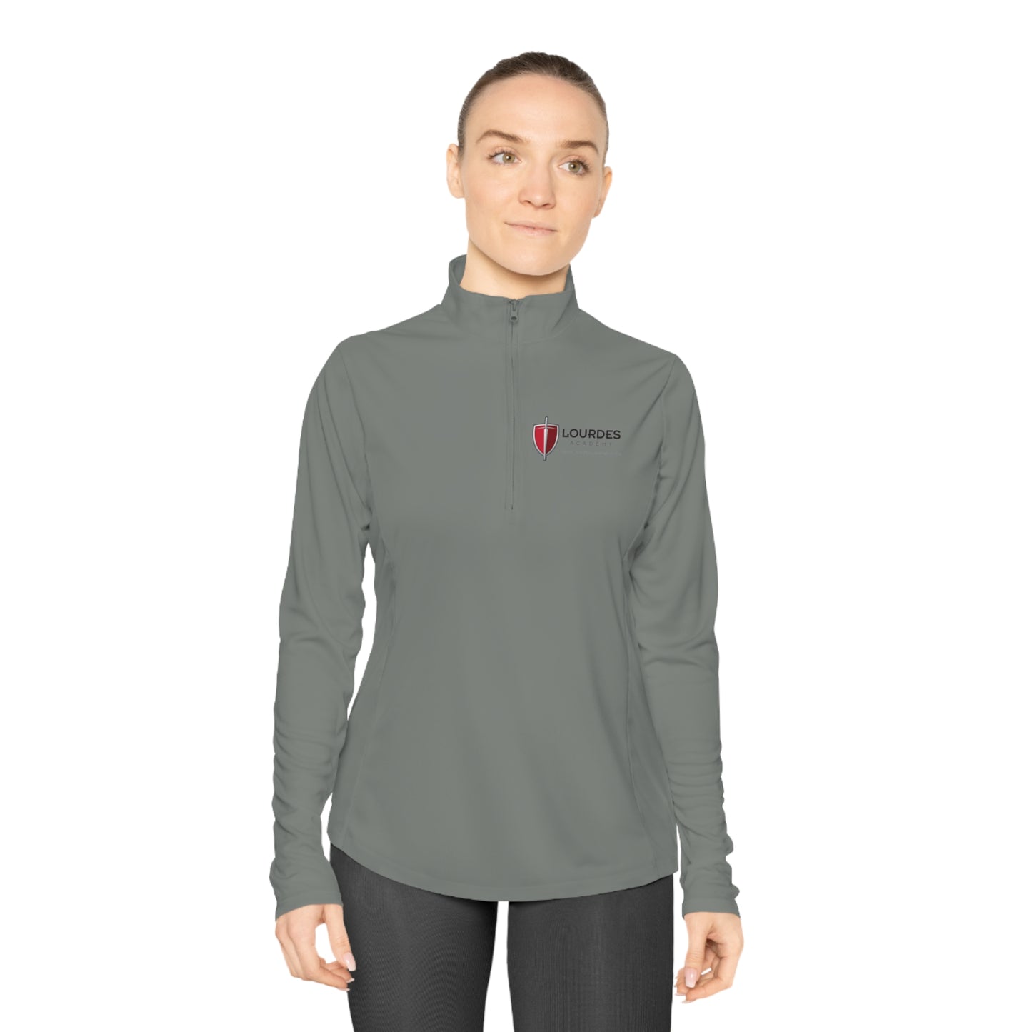 Lourdes Ladies Quarter-Zip Pullover