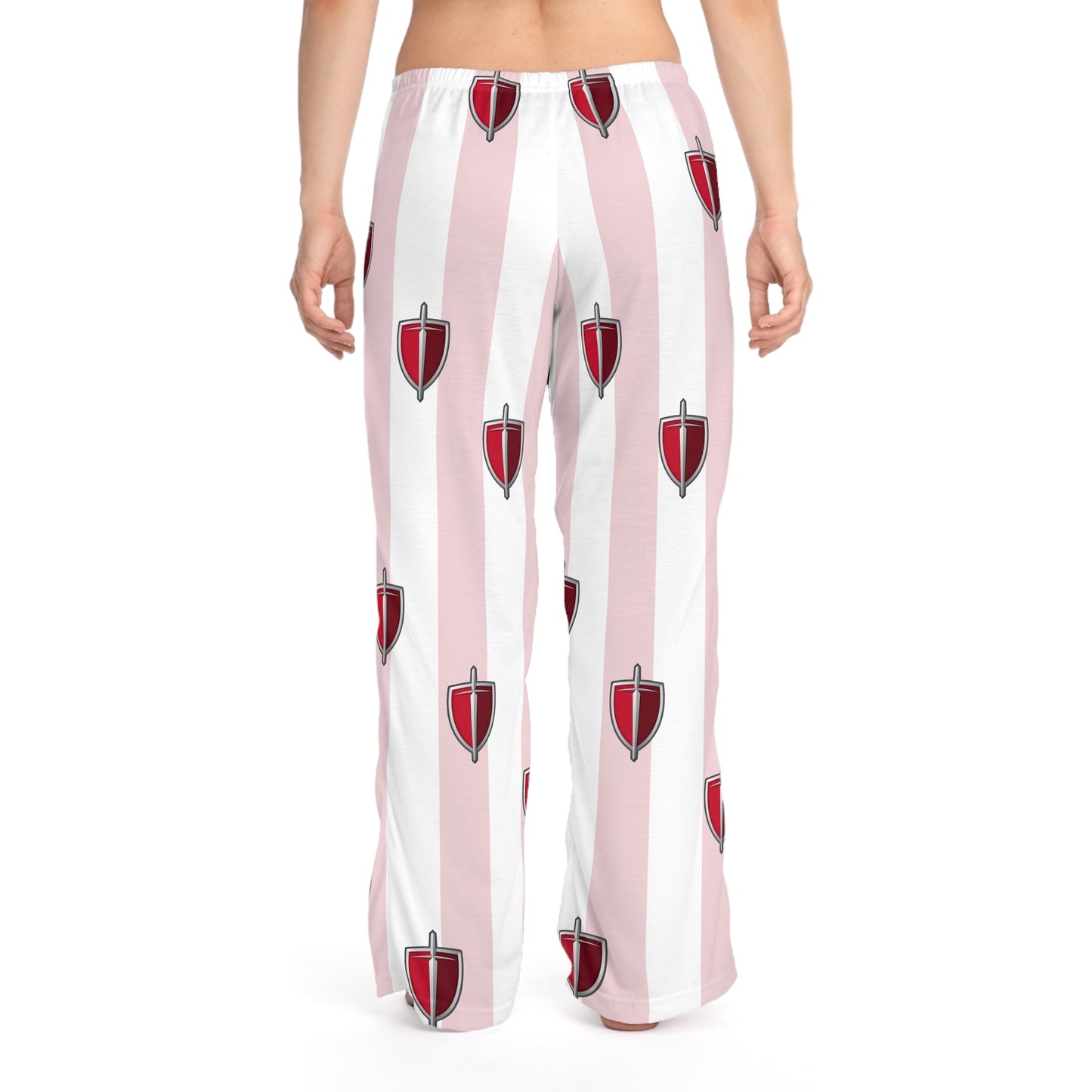 Lourdes Women's Pajama Pants Pink Strip